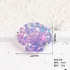 Accesorios para Joyería DIY Resina Dibujos Animados Brillo Serie Océano Pegamento Cremoso Imanes para Refrigerador Pinzas para el Cabello Llavero Accesorios