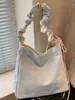 Bolso Tote de Nicho, Bolso Grande de Aspecto Elevado para Mujer, Nuevo Estilo Coreano Ins Simple de Hombro Cruzado Verano 2025