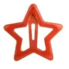 Novos acessórios de cabelo BB clip infantil ins pó epóxi luminoso tinta de borracha estrela de cinco pontas grampo borda do cabelo atacado