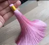 16cm de Alto Gama Flecos de Borla Puramente Hechos a Mano Accesorios para Joyería DIY Nudo Chino Cinta de Seda Artificial Círculo Borla Venta al Por Mayor