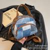 Bolso Popular Transfronterizo de Lona Bloqueo de Color Bolso Pequeño para Mujer 2026 Nuevo de Moda Elegante Simple Bolso de Hombro Cruzado Tipo Concha