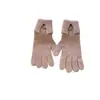 Guantes para Mujer Otoño e Invierno Estilo Nuevo Muñeca Extendida Guantes Cálidos Guantes de Punto de Color Sólido Simples