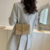Bolso de Hombro Cruzado Tejido de Paja para Mujer Bolso Tejido Primavera Nuevo Bolso con Borlas Moda Retro Sentido de Alta Gama Bolso Cuadrado Pequeño Explosiones
