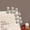 Exquisito Pasador de Pelo con Lazo de Diamantes Completos para Mujer, Pinza Lateral para Flequillo de la Frente, Pinza Pequeña para Cabello Suelto, Accesorio para el Cabello Dulce y Versátil