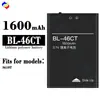 Adecuado para batería de teléfono móvil koobee BL-46CT, batería nueva y duradera S610T, larga duración de la batería, venta al por mayor de fábrica, comercio exterior