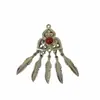 Sombrero tocado étnico mongol ropa cinturón accesorios para el cabello accesorios para la frente hechos a mano material diy accesorios
