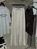DestacadoYuran 26 Nueva Colección de Principios de Otoño: Pantalones Casuales de Dobladillo Curvo hasta el Suelo en Tejido de Capa de Aire de Algodón Modal Cupro