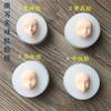 Molde facial de silicona para cara real, molde facial de silicona para bollo al vapor, molde facial de silicona versión Q, molde facial de silicona para pan al vapor de arcilla