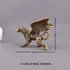 Bestias Mitológicas de Latón Puro, Leones, Dragones, Dinosaurios, Dragones Voladores, Mascotas de Té Decorativas de Mesa Estilo Antiguo, Artesanías, Adornos de Cobre