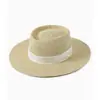 Sombrero de Paja Plano Estilo Retro Francés Old Money para Mujer, Estilo Vacaciones de Verano, Sombrero de Sol de Ala Ancha, Sombrero Elegante