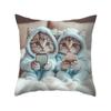 Fundas de Almohada Serie Navideña de Amazon, Cojines de Sofá Estampados de Lino, Fundas de Almohada, Soporte para Personalización con Tu Propio Diseño
