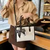 Bolso de Mano con Bloques de Color en Relieve de Moda Europea y Americana para Mujer, Bolso Tote de Viaje Nuevo Primavera/Verano 2026, Bolso Cruzado Elegante para Mujer
