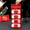 Nuevo Sobre Rojo Plegable Creativo Día del Padre Cumpleaños Bolsa de Sobre Rojo Gran Capacidad Sobre Rojo Ritual Listo para la Venta al por Mayor