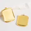 Aço Inoxidável 304 Moderno Simples Retangular Arredondado Base de Pingente Acessórios DIY Pingente Colar Pulseira Acessórios