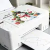 Fun-m654 Muñeco de Nieve Dibujo Animado Árbol de Navidad Caja de Regalo Tapa de Inodoro de Baño Pegatina Decorativa de Personalidad Autoadhesiva