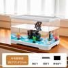 Paisagismo Acrílico para Aquário de Sala de Estar, Aquário de Mesa Transparente de Plástico Ecológico Ultra-Branco, Tanque para Tartarugas, Aquário para Peixes Betta