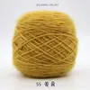 Grande Bola de Fio de Veludo de Esquilo com Fio de Seda Brilhante para Tricô à Mão, Cachecol, Chapéu, Xale de Mohair de Espessura Média Venda Direta Tricô à Mão