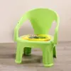 Silla doméstica duradera con respaldo, taburete lindo, silla chirriante especial para niños, silla chirriante para bebé de fábrica de comercio exterior