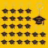 Temporada de Formatura 2025 Chaveiro Pingente Chapéu de Bacharel Acrílico Plano Decorativo Dupla Face Presente Exportação Transfronteiriça Europeia e Americana