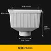 Tubería de desagüe para fregadero de agua de PVC tubería de agua de lluvia sumidero bajante tubería de alcantarillado accesorios de tubería fregadero de doble uso 75110 a prueba de fugas