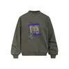 Sudadera con capucha de cuello redondo, estampado de retrato americano, peso pesado 420g, holgada, casual, para hombre, primavera, otoño, jersey, ropa deportiva, tendencia urbana