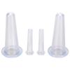 Massageador Facial de Ventosaterapia de Silicone Copo a Vácuo para Aplicação de Óleo Facial, Massagem Meridiana e Terapia de Ventosaterapia para a Área dos Olhos