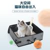 Bolsa Plegable Impermeable para Arena de Gato Caja de Arena Portátil para Gatos Tela Oxford Caja de Arena Portátil para Gatos Bolsa para Mascotas Caja de Arena para Gatos