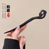 Nuevo pasador de borlas de alta costura estilo chino para mujer, pasador elegante y atmosférico para la parte trasera de la cabeza, accesorio simple para el cabello estilo chino