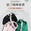 Bolsa de terciopelo holandés bolsillo de tela de terciopelo suave se puede imprimir logo joyería bolsa para joyas bolsa de almacenamiento