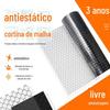 Venda Direta da Fábrica 0,5 0,3mm Cortina de Malha Anti-Estática Transparente Preta Cortina de PVC Anti-Estática Cortina Anti-Estática