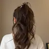 Pinza de plátano de satén con lazo dulce y femenino para mujer, pinza para el pelo de alta gama, nuevo modelo 2026, pinza vertical para coleta alta para la nuca