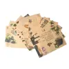 Concepção Artística Prato Arte da Caligrafia Almofada de Carimbo Papel Prato Quente Frio Borda Criativa Decoração de Prato Papel Kraft Grande Pequeno Almofada Prato Pintura
