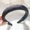 Diadema Pequeña Fragante Estampada en Relieve para Mujer Estilo Coreano Romántica de Encaje Elevadora Parte Superior Craneal Diadema Tridimensional Accesorios para el Cabello Bordados Japoneses y Coreanos