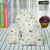 Bolsa con cordón de algodón y lino estampada con liquidación de fábrica, bolsa para guardar ropa interior, artículos diversos, bolsa de regalo para viajes