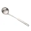 Conjunto de Sete Peças de Pá de Cozinha e Colher de Lixar de Aço Inoxidável de Três Polegadas Utensílio Doméstico de Cozinha Pá de Fritar com Cabo Longo Colher de Sopa Raspador