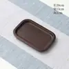 Plato Pesado de Bambú Estilo Chino Nuevo Multifuncional para Cena, Té de la Tarde, Café, Postre