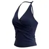 Chaleco de Yoga Transfronterizo, Halter de Pilates con Tira de Espalda Bonita, Sujetador Deportivo con Almohadilla en el Pecho, Verano