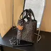 Bolso de Hombro Retro Coreano Popular con Estampado de Leopardo para Mujer Verano 2025 Casual Versátil Cadena Bolso de Hombro Cruzado para Viajar