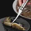 Faca de linha de camarão para barriga de camarão utensílio de cozinha profissional descascar camarão faca de remover linha de camarão pegar linha de camarão artefato abrir camarão faca