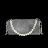 Bolso de Diseño Nicho Transfronterizo para Mujer 2025 Primavera Nuevo Bolso de Hombro Cruzado Moda Tendencia Cadena Bolso Diamante Brillante