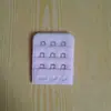 Hebilla de extensión de sujetador de acero inoxidable hebilla de extensión estrecha tres filas tres hebillas 3 filas 3 hebillas (ancho unos 4 cm) distancia del gancho 1 cm