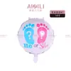 Globos de Película de Aluminio en Inglés y Español Transfronterizos Globos de Decoración para la Fiesta del 100º Cumpleaños de Bebé Recién Nacido Venta al por Mayor