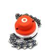 Cabezal de corte de césped tipo cadena, engrosado, resistente al desgaste, universal, inalámbrico, para riego, accesorios para cortacésped, cuerda para césped