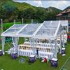 Carpa Personalizada Totalmente Transparente para Fiesta de Bodas, Evento Grande, Estilo Europeo, Aleación de Aluminio, Exposición, Salón de Automóviles, Carpa de Vidrio