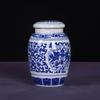 Jingdezhen Cerámica Azul y Blanca Tetera Pequeña Tetera Despertar Fácil de Transportar Multifuncional Cerámica Sellada Tarro para Pastillas Venta al por Mayor