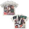 Y2K Hip Hop T-Shirt Harajuku T-Shirt Curta Gótico Street Wear Moda Masculina e Feminina Punk Casual Algodão Camiseta Solta