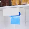Caja de Pañuelos de Pared, Soporte para Papel de Cocina, Servilletero Invertido, Portarrollos de Papel Higiénico Colgante sin Taladro Debajo de la Mesa
