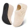Pantuflas de algodón de felpa para el hogar, de temporada otoño e invierno, para hombre y mujer, de punta cerrada, antideslizantes, suela gruesa, de felpa, cálidas para interior, de algodón para maternidad, para comercio exterior
