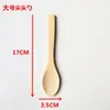 Cuchara Pequeña de Madera Sin Pintar Cuchara para Miel Cuchara de Cumpleaños Infantil Cuchara para Pasta en Polvo Japonesa para Condimentos Cuchara Doméstica Cuchara para Medicina Cuchara para Revolver