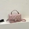 Bolso de hombro nuevo estilo coreano, de nicho y alta calidad 2026; bolso pequeño cuadrado de moda y con estilo para mujer; bolso bandolera casual, versátil y sencillo